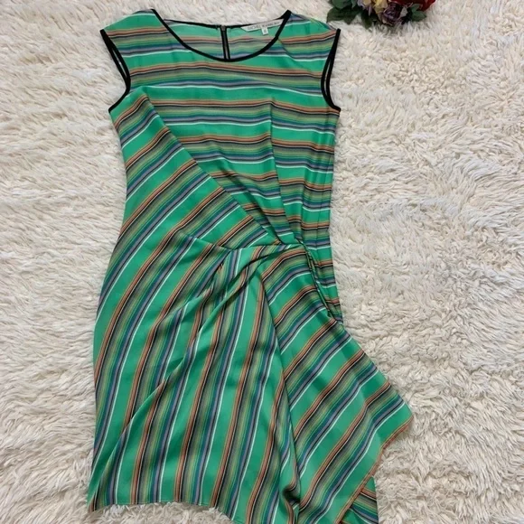 Rachel Rachel Roy Striped Handkerchief Hem Dress - Picture 11 of 15